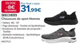 Costco SKECHERS Chaussure de sport Homme offre