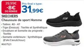 SKECHERS Chaussure de sport Homme