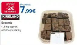 Costco KIRKLAND Brownie offre