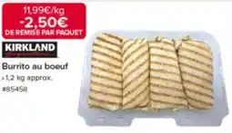 Costco KIRKLAND Burrito au boeuf offre