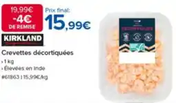 Costco KIRKLAND Crevettes décortiquées offre