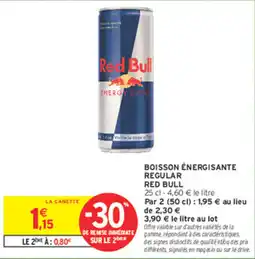 Intermarché Contact Red Bull Energy Drink offre