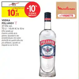 Intermarché Contact POLIAKOV VODKA offre