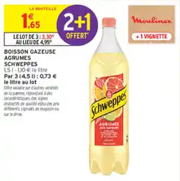 Intermarché Contact Schweppes Agrumes offre