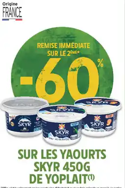 Intermarché Express Sur les yaourts skyr d yoplait offre
