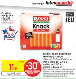 Intermarché Express Monique Ranou Knack offre