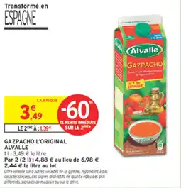 Intermarché Express Alvalle Gazpacho offre