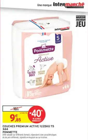 Pommette Couches Premium Active