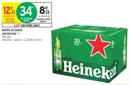Intermarché Express Heineken Bière blonde offre
