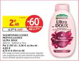 Intermarché Express GARNIER Ultra DOUX offre