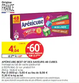 Intermarché Express Apéricube Best of des saveurs offre