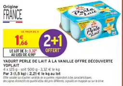 Intermarché Express Yoplait Perle de Lait offre
