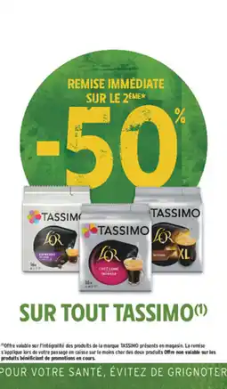 Intermarché Contact Tassimo offre