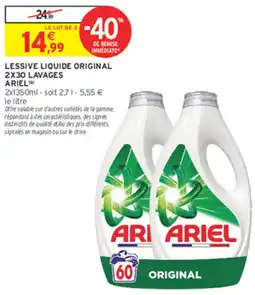 Intermarché Express ARIEL Lessive liquide original offre