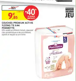 Intermarché Express Pommette Couches Premium Active offre