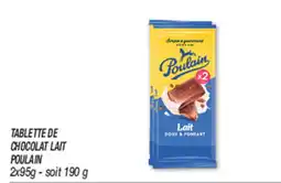 Netto Poulain TABLETTE DE CHOCOLAT LAIT offre
