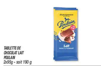 Poulain TABLETTE DE CHOCOLAT LAIT
