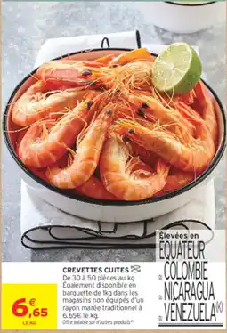 Intermarché Express CREVETTES CUITES offre