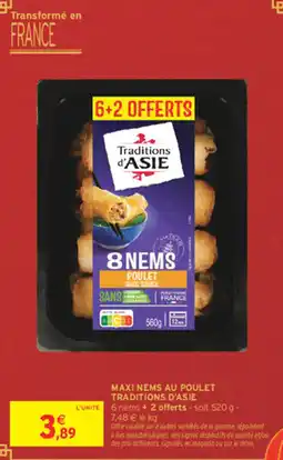 Intermarché Express Traditions d'ASIE Nems offre
