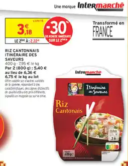 Intermarché Express Itinéraire des Saveurs Riz Cantonais offre