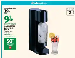 Auchan Qilive machine soda q.5105 noir offre
