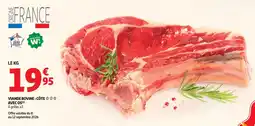 Auchan Viande bovine : côte avec os offre