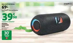 Auchan Muse enceinte m790 noire offre