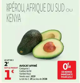Auchan Avocat affiné offre