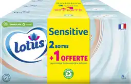 Auchan Lotus boites de mouchoirs lotus offre