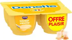 Auchan Danone danette vanille offre