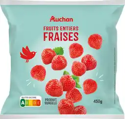 Auchan Auchan fraises entières surgelées auchan offre