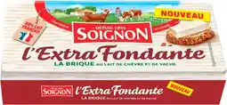 Auchan Soignon brique de chèvre l'extra fondante soignon offre