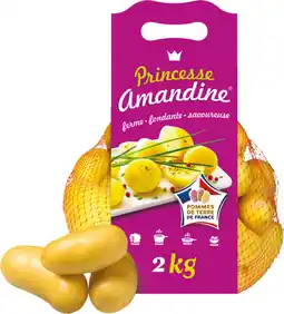 Auchan Sans marque pommes de terre de consommation à chair ferme amandine offre