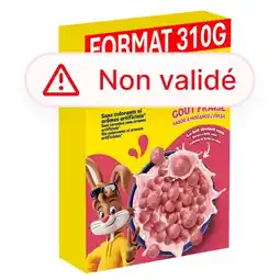 Auchan Nestle céréales fraise nesquik nestlé offre