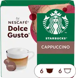 Auchan Starbucks capsules de café cappuccino dolce gusto starbucks offre