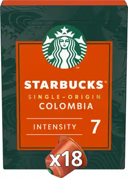 Auchan Starbucks capsules de café colombia starbucks by nespresso offre