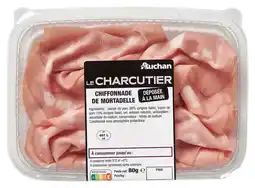 Auchan Auchan chiffonnade de mortadelle auchan le charcutier offre