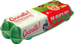 Auchan Cocorette oeufs plein air bio cocorette offre