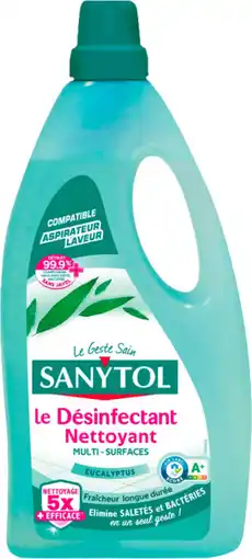 Auchan Sanytol désinfectant nettoyant multi surfaces sanytol offre