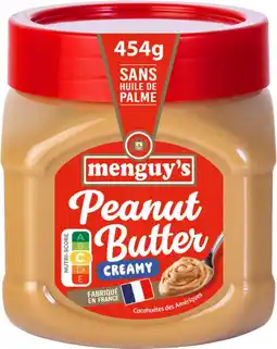Auchan Menguy's beurre de cacahuètes creamy menguy's offre