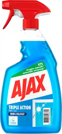 Auchan Ajax spray nettoyant vitre triple action ajax offre