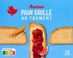 Auchan Auchan pain grillé au froment auchan offre