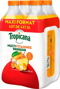 Auchan Tropicana jus multivitamines tropicana offre