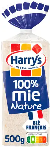 Auchan Harrys pain de mie 100% mie harrys offre
