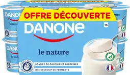 Auchan Danone yaourt nature danone offre