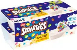 Auchan Smarties yaourt à la vanille smarties offre