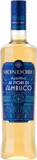 Auchan Mondoro apéritif fleur de sureau mondoro offre