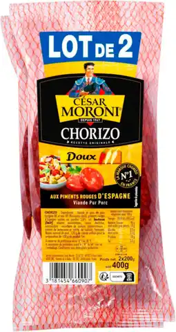 Auchan Moroni chorizo doux moroni offre