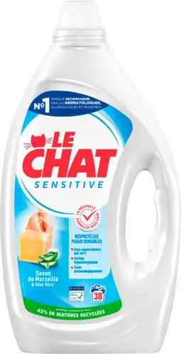 Auchan Le chat lessive liquide sensitive le chat offre