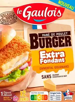 Auchan Le gaulois panés de poulet spécial burger le gaulois offre